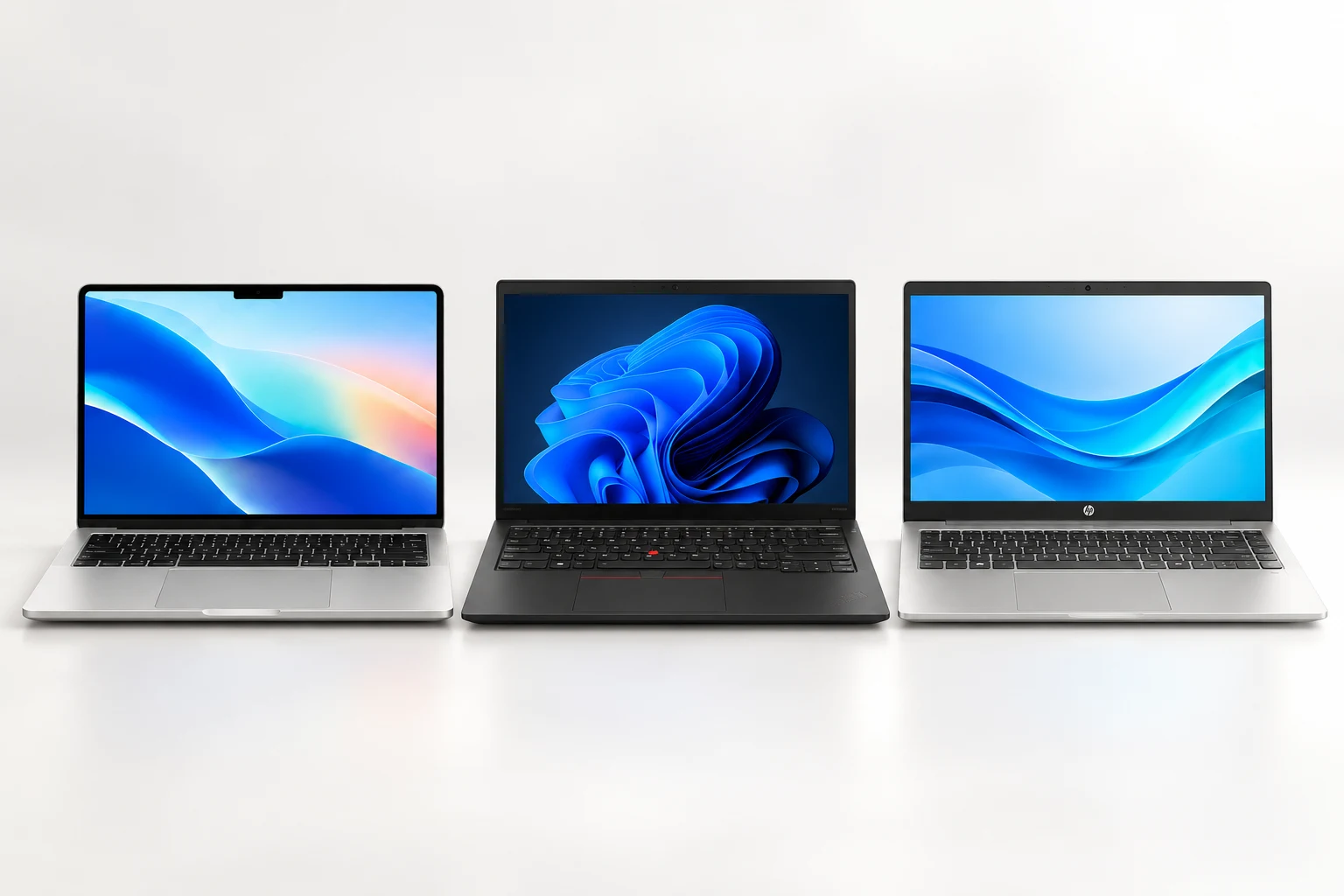 Selección de laptops, imagen referencial